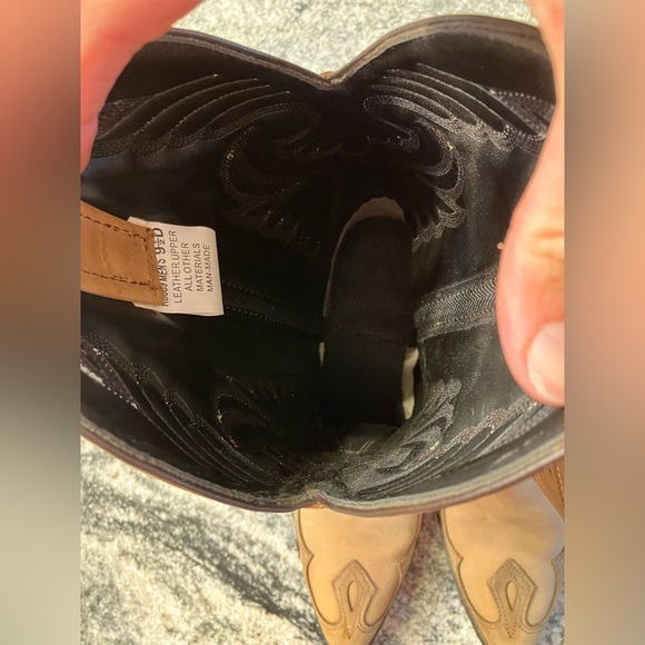 leather western boots - Picture 3 of 6